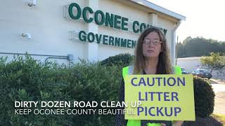 Keep Oconee County Beautiful Commission Dirty Dozen Road Clean Up