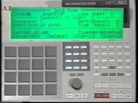 Akai MPC60 Section 5 Song Mode