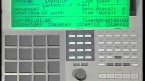 Akai MPC60 Section 5 Song Mode