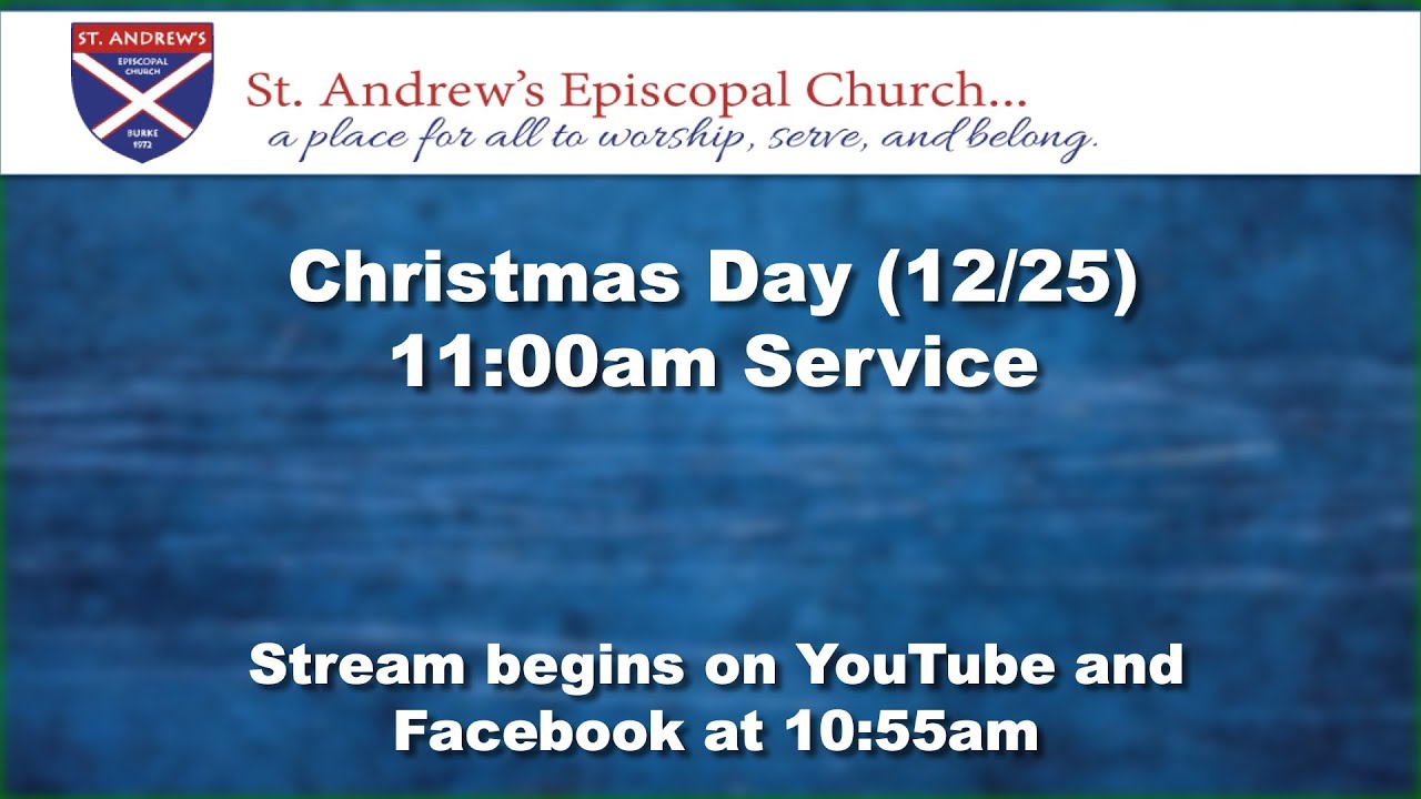 Saturday, December 25 11am – Holy Eucharist: Rite II - YouTube
