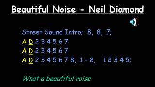 Beautiful Noise - Neil Diamond - Karaoke with chords