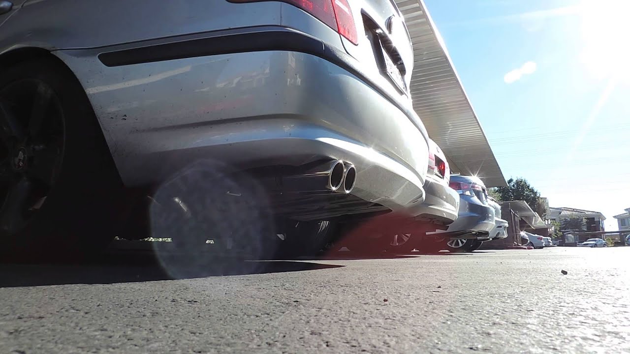 BMW E46 330i Muffler Delete YouTube