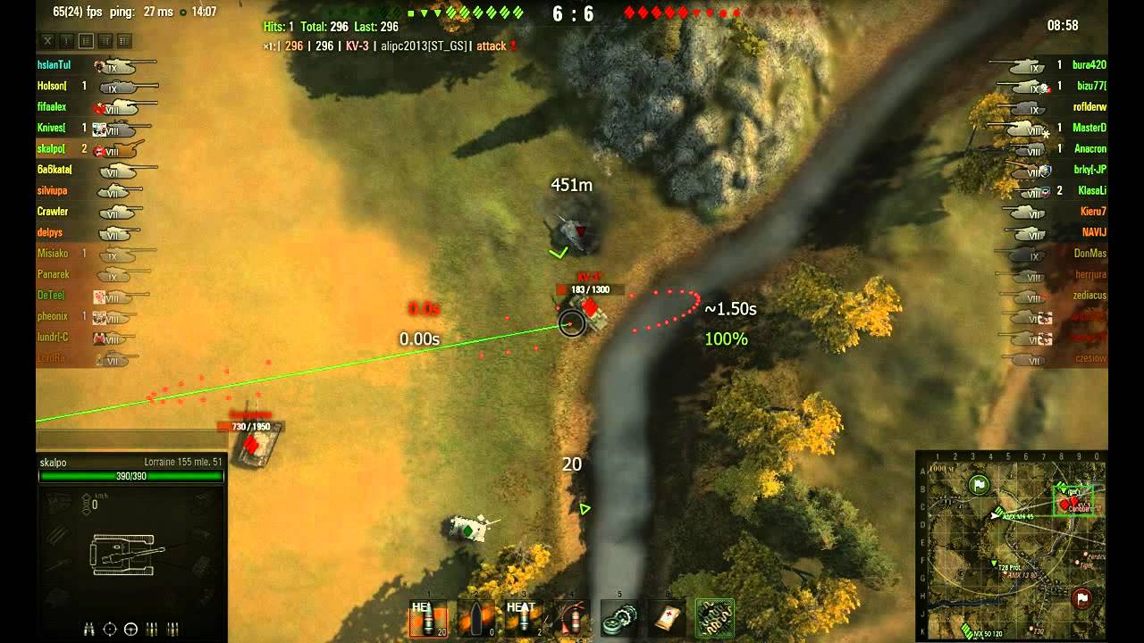 wot replay WoT 0.8.8 - How to play arty - Aiming in other way