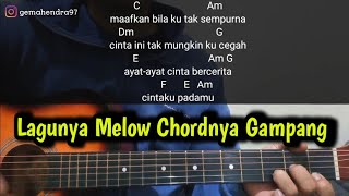 Kunci Gitar AYAT AYAT CINTA - Rossa | Pake Chord Gampang Semua