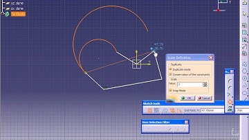 CATIA V5 Tutorial - Scale Sketch [17]
