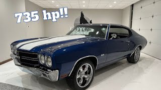 High HP Chevelle!! 70 Chevelle SS 735hp Review & Test- Drive