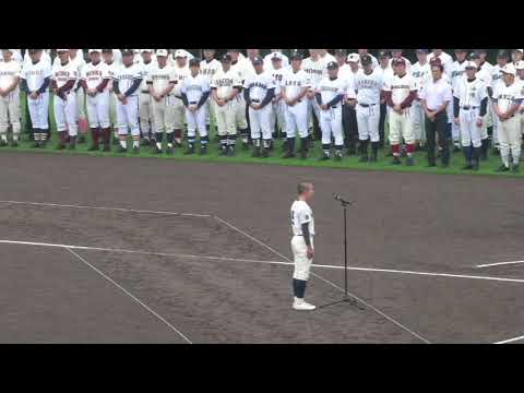 第１０１回全国高校野球選手権栃木大会開会式 『選手宣誓！』