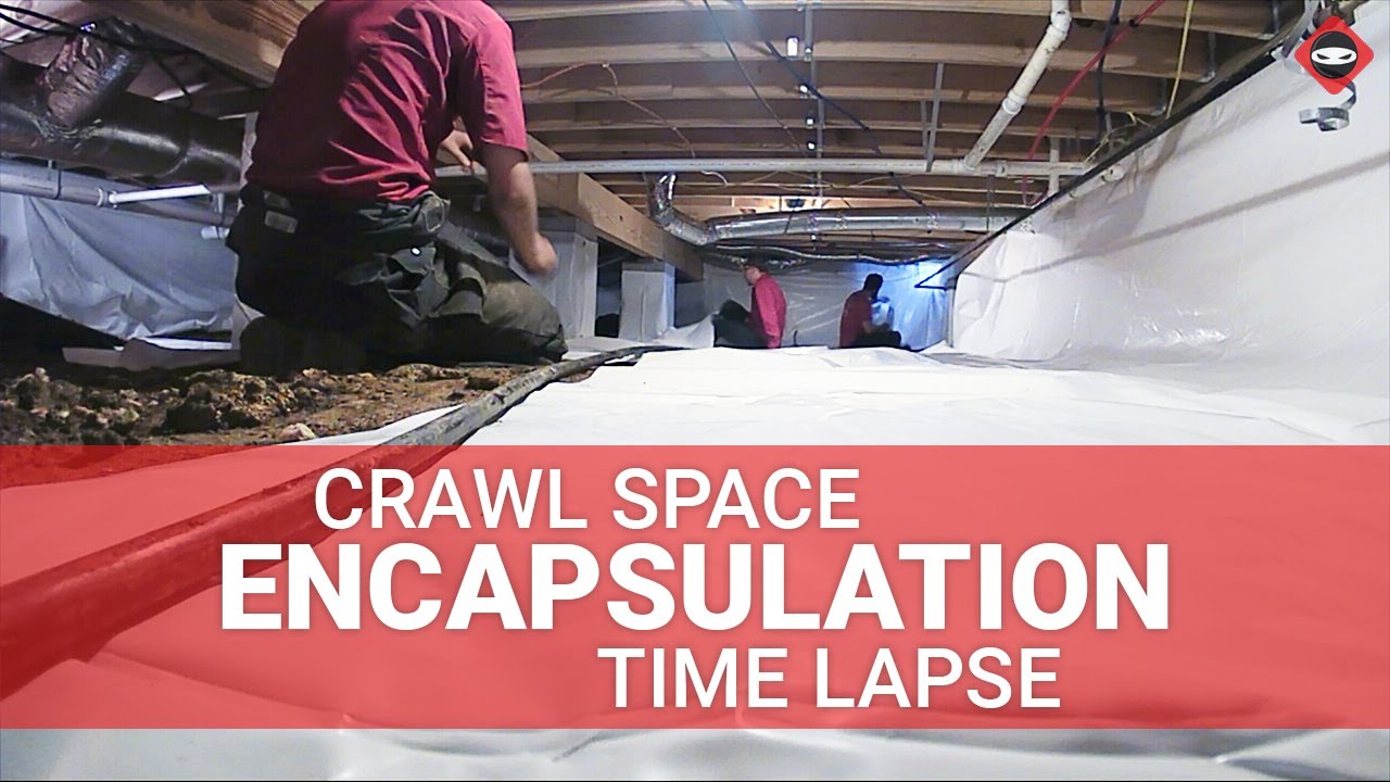 4 Day Crawl Space Encapsulation Time Lapse | Speedwell TN - YouTube