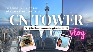 Dining at the CN Tower 🇨🇦 / 360 Revolving Restaurant in the tallest tower in Toronto