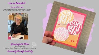 Live with Stamping With Melva -  Using Stampin Write Markers
