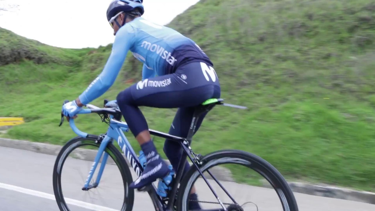 Entrenamiento de Nairo Quintana en Colombia previo al Tour