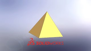 DIY SolidWorks Tutorial: How To Design A Pyramid In Less Than 3 Minutes