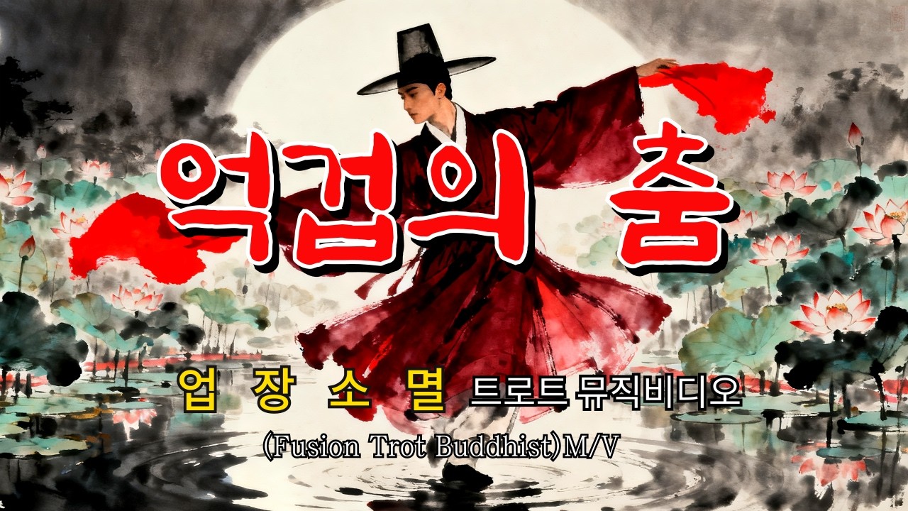 화엄무 명상 트로트 | 5분간 힐링 | 마음속 번뇌를 씻어주는 단 하나의 노래