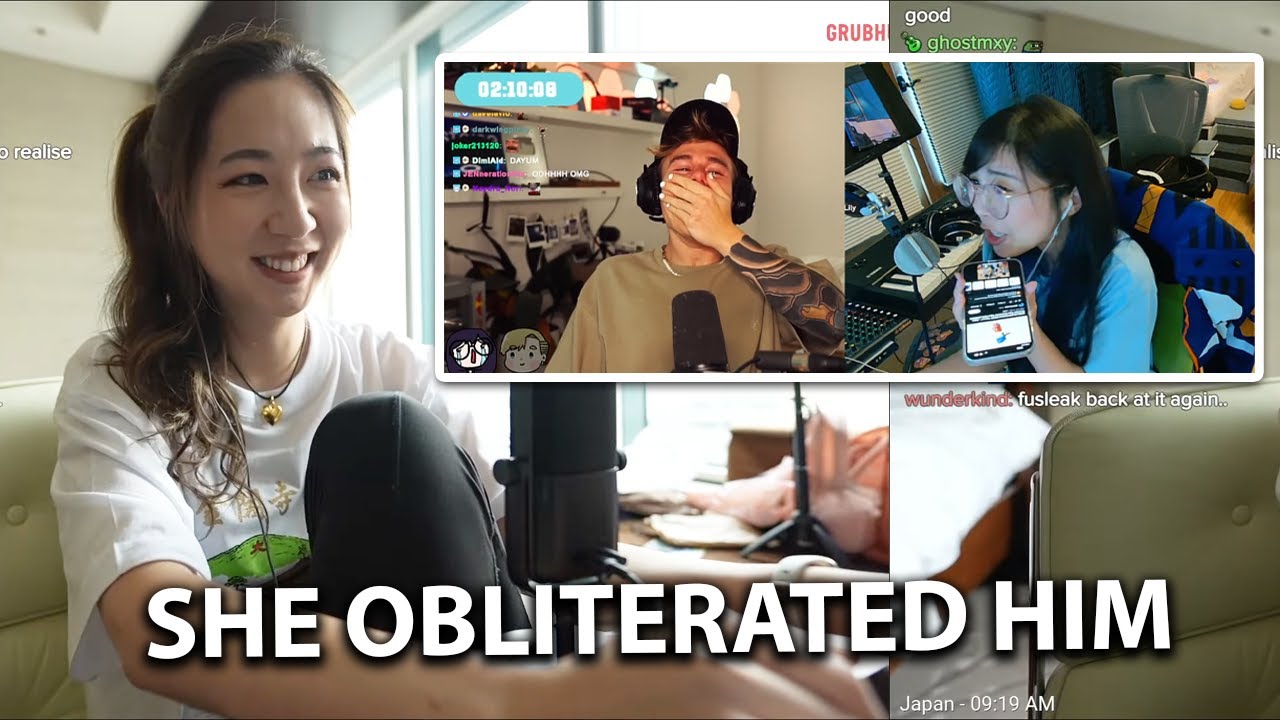 Fuslie Reacts to Lilypichu's DISS TRACK on Blau