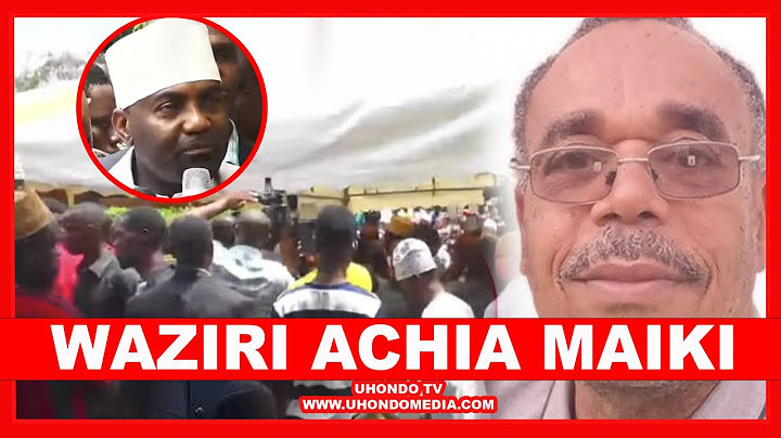 VURUGU ZAIBUKA MSIBANI, WANANCHI KWA HASIRA WAZOMEA WAZIRI AKIONGEA, WAFANYA FUJO KUBWA/ "AONDOKE"