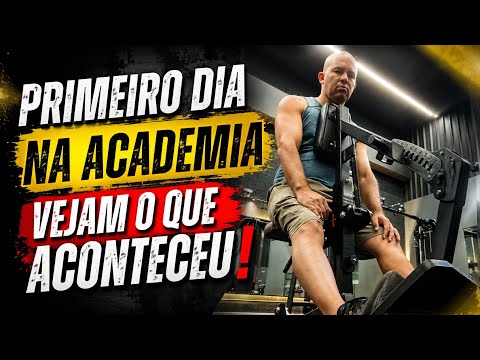 FUI PARA ACADEMIA, VEJAM O QUE ACONTECEU NO PRIMEIRO DIA!