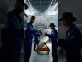 The assembly of the DC-9-30 aircraft using both manual methods and modern technology