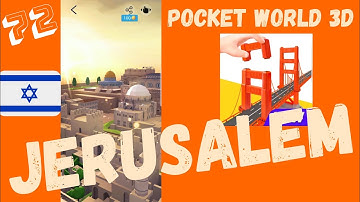POCKET WORLD 3D. WORLD FAMOUS ATTRACTION JERUSALEM PART 72 Walkthrough