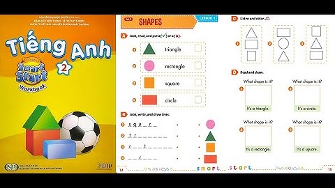 TIẾNG ANH LỚP 2, UNIT 2: SHAPES-LESSON 1, WORKBOOK TRANG 14&15