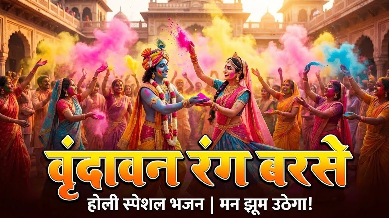 Vrindavan ki Holi | Phagun Special: श्री कृष्ण का सबसे सुंदर होली भजन | Holi Bhajan