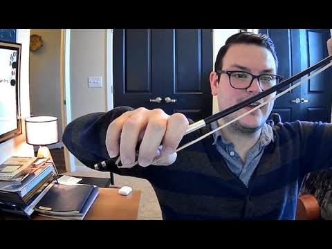 Violin & Viola Bow Hold Review (using rubber bands and llamas) - YouTube