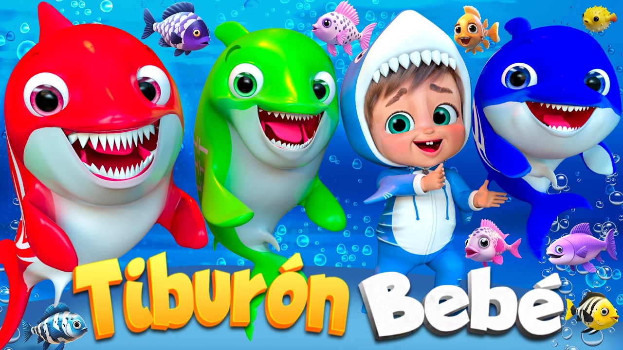 Bebé Tiburón y sus Amigos del Océano | canciones infantiles y rimas infantiles  @SuperLucaEspanol