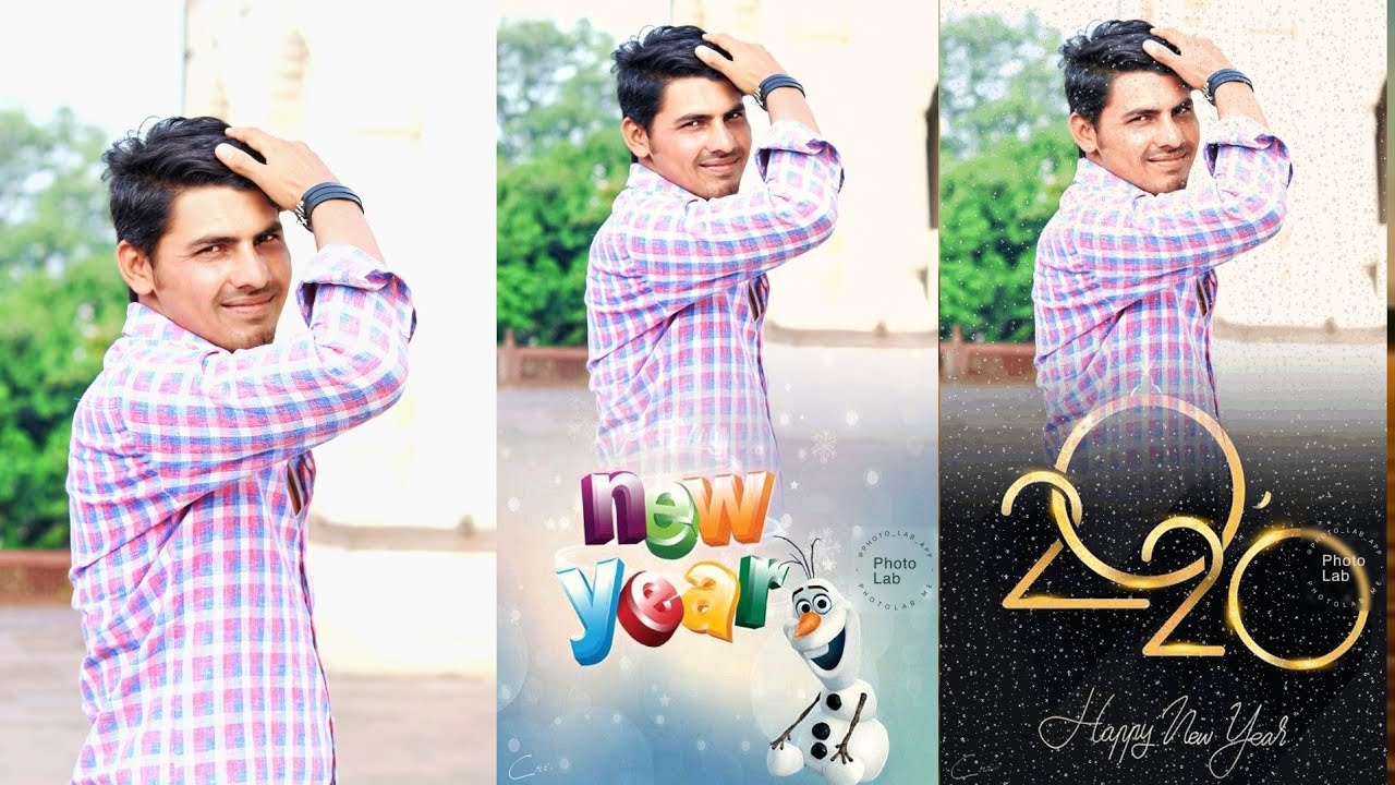 New year photo editing | in one second | N K Technical - YouTube