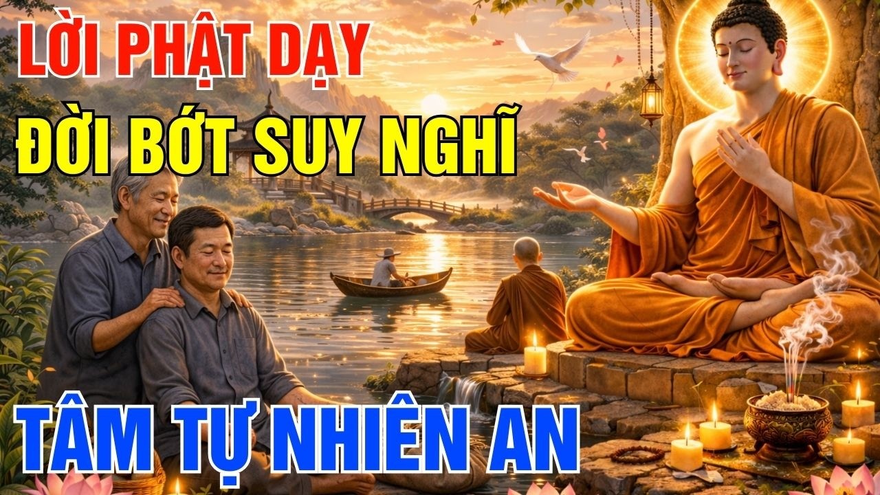 Phật Dạy Bớt Suy Nghĩ Tâm Tự Nhiên An Bí Quyết Buông Xả Mọi Phiền Não Sống Bình Yên!