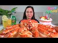 300$ KING CRAB MUKBANG | Mukbang Philippines | Is it worth it? | Chef Obang