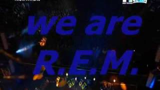 R.E.M. Accelerate tour trailer