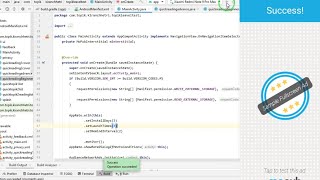 Facebook Audience Network convert to bidding with mopub -part 1 - android studio screenshot 2