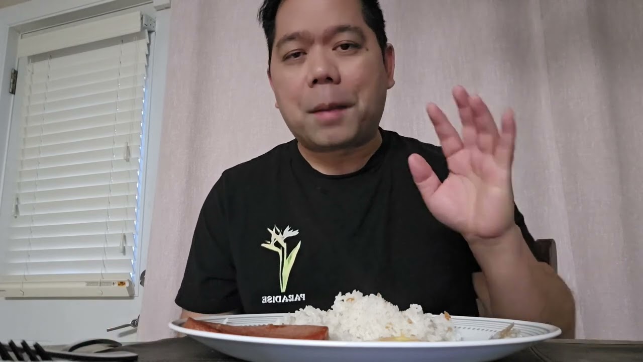 CLASSIC BREAKFAST GARLIC  FRIED RICE, EGG AND SPAM