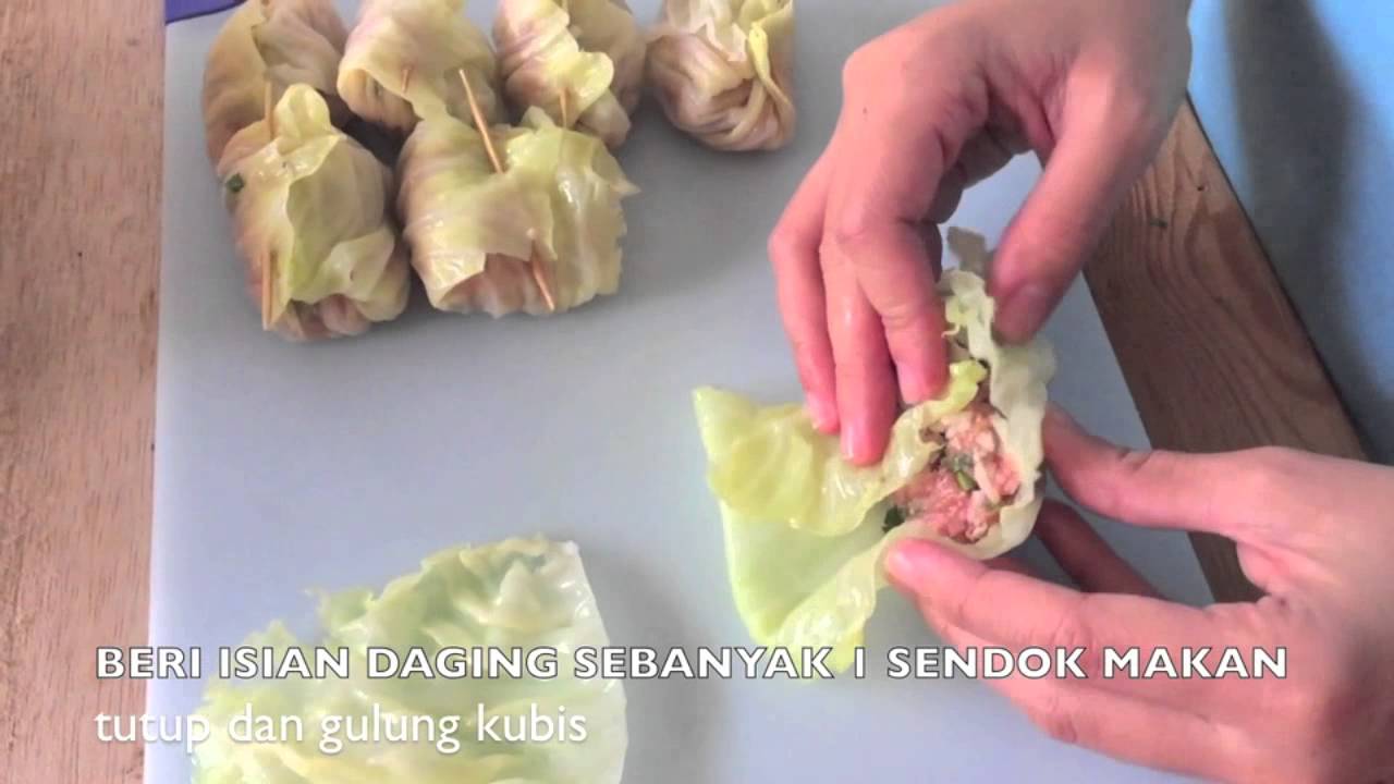 Resep Daging Gulung Kubis + Krupuk Bocah Tua - YouTube