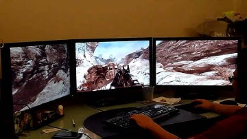 MW2 7680x1440 3 x u2711 eyefinity sample test