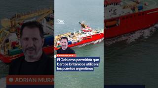 El Gobierno permitiría que barcos británicos utilicen los puertos argentinos