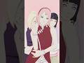 (Bemax)'Gambare Gambare Senpai'Sakura Uchiha,Ino&Hinata Uzumaki—【MMDナルト!NARUTO】#mmd #naruto #shorts