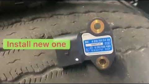 DD15 Boost press sensor replace