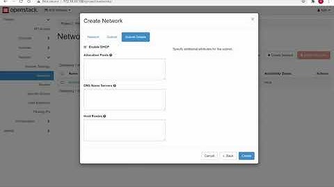 Openstack Horizon Dashboard ‑ (Deployed by Kolla-Ansible)