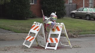 Memphis community celebrates a pothole's 'birthday'
