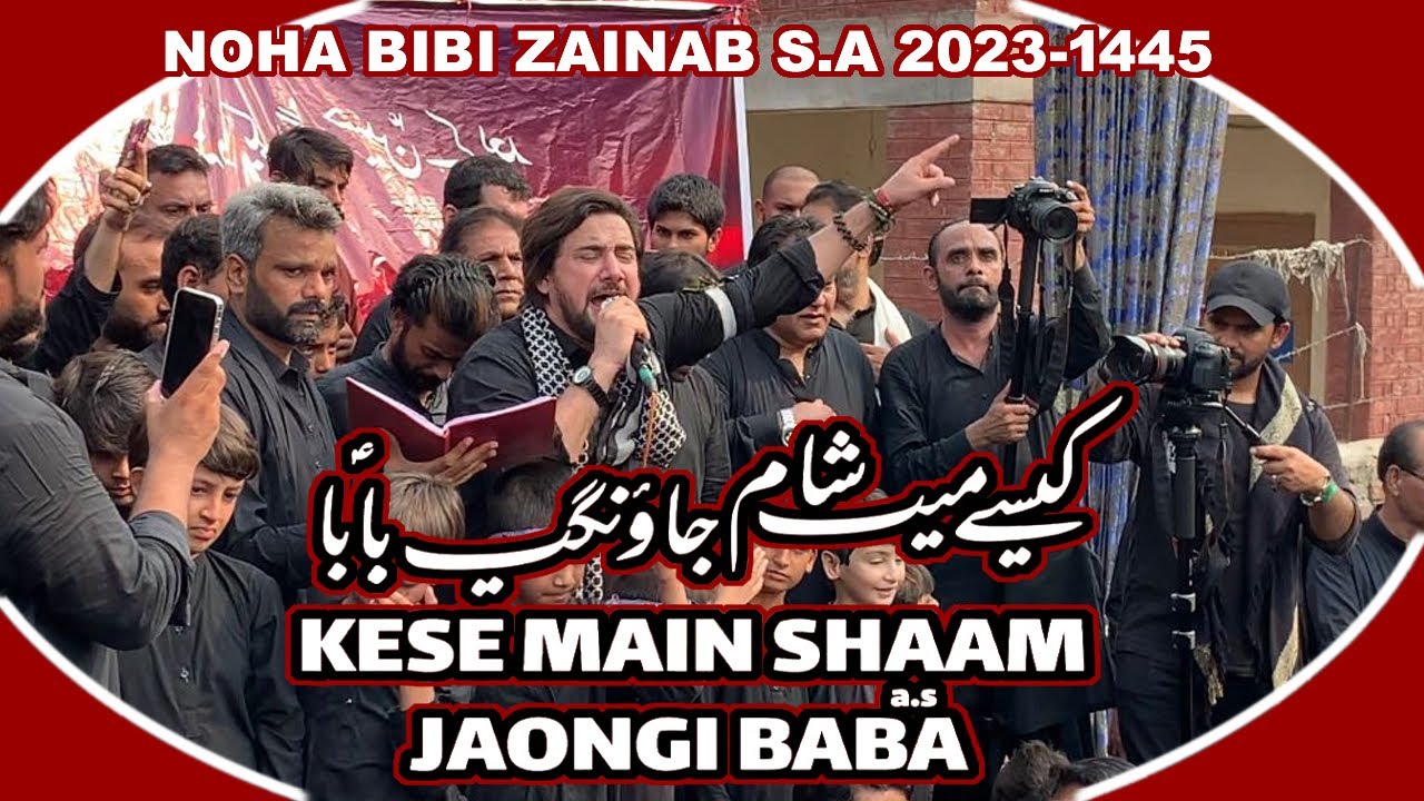 Farhan Ali Waris 2023 | Kaise Mai Sham Jau Gi Baba | Noha Bibi Zainab ...