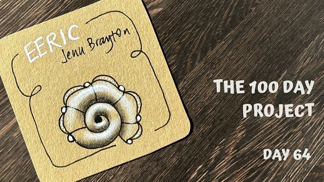 Day 64 of 100 Days of Tangling - Eeric