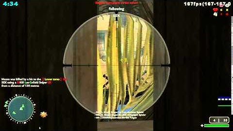 COD2 Sniper server player SEK wallhack 2