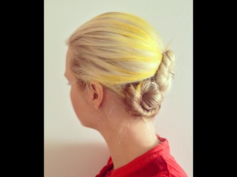 Quick & Easy Hair bun Upstyle - 'HOT crossed BUNS' - The Mane Event