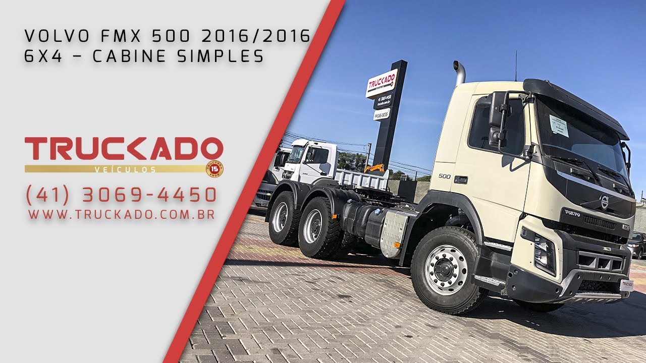 Camião Volvo chassis FMX 500 6x4 Gasóleo Euro 5 usado - n°7611100