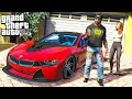 GTA 5 ФРАНКЛИН С ДЕВУШКОЙ КУПИЛИ BMW i8 РЕАЛЬНАЯ ЖИЗНЬ В ГТА 5 МОДЫ #35! ОБЗОР МОДА GTA 5 видео игра