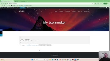 How to install and use the JSONMaker into your WordPress