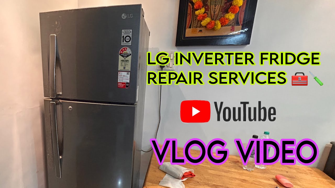 Vlog 44 || Lg Inverter Fridge Repairing || Lg Fridge Convertible Compressor Issue || Linear Fridge.