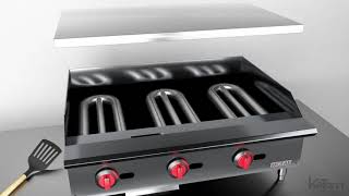 MoTak 36-in. Gas Griddle (MGR36)