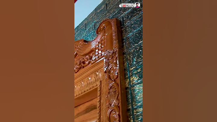 கம்மி செலவில் வாசக்காலை பிரம்மாண்டமாக்கலாம் | Main Door Wood Frame Idea | Mano's Try Tamil #Shorts