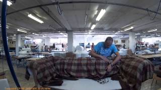 tufting a cloth settee